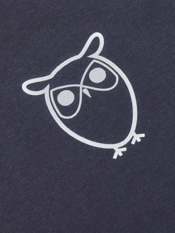 ALDER owl chest tee - total eclipse